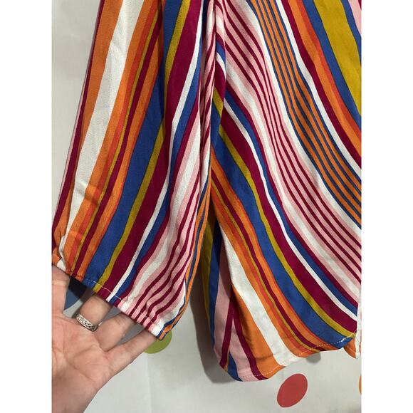 NEW Miami Striped Blouse Size Large - Picture 3 of 9